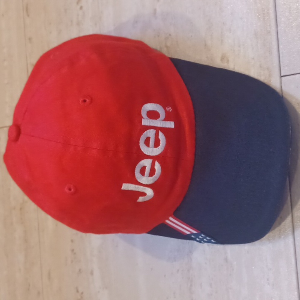 Harriton JEEP America Flag Unisex Adjustable Hat